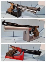Luftpistolenständer Luftpistolenhalter Feinwerkbau Walther Steyr Anschütz Morini Tesro Neuheit WKP
