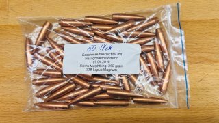 50 Sierra MatchKing .338 250gr HPBT – hBN beschichtet – .338 Lapua Magnum