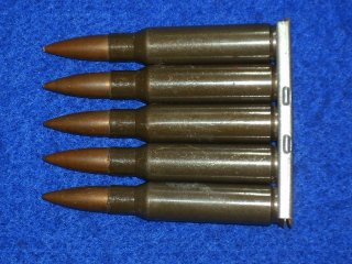 7,5x54 MAS auf Ladestreifen