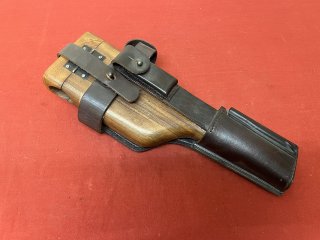 Anschlagschaft mit Leder für Mauser C96 – Repro