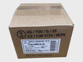 5000 Schuss / S&B 9mm VM 8,0g / 124grs.