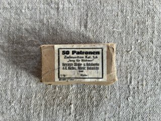 VZ Siebenlehn - Zielmunition Kal. 5,6 lang für Büchsen (.22 l.r.) - 50 Patronen - 1944
