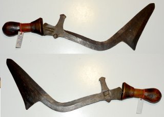 afrikanisches Wurfeisen, Wurfmesser