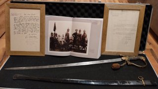 MUSEAL: Preuß. Löwenkopfsäbel Grenzschutz 1919 • Pour le Mérite General v. La Chevallerie • Nachlass