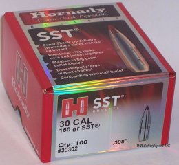 100St. HORNADY Geschosse .30(.308Dia.) - 150 - SST - #30302
