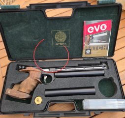 Steyr Evo 10 E Match Luftpistole (neuwertig)