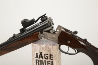 Doppelbüchsdrilling Krieghoff Trumpf in 2x30-06 und 20/76 Mag