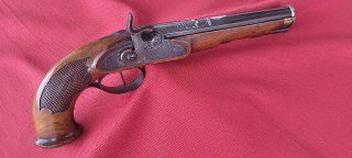 attraktive Perkussionspistole, ca. 1840