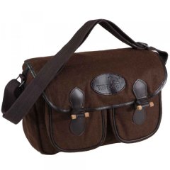 Parforce Jagdtasche aus lodenähnlichem Stoff (100% Wolle) mit Leder kombiniert UVP 69,99 €