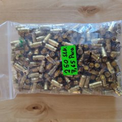 250 Hülsen im Kaliber 7,65mm Parabellum/.30Luger