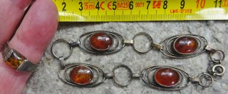 Kleiner Posten orig. Bernsteinschmuck um 1900