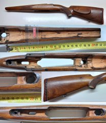 Schaft Holz für Mauser M98 Jagdschaft für 98 er System 8x57JS, Bohrungsabstand, System ca. 193-194 m