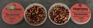 Hirtenberger 4mm Randzünder - lange Sorte, ohne Kugel