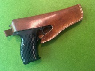 GÜRTELHOLSTER SCHLANKE GROßPISTOLEN COLT 1911 BERETTA 90 SERIE P38 BAUÄHNLICHE