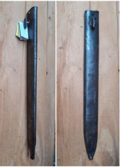 Hülle, Scheide, Fund, Ersatzteil, Bastler, Bajonett, Seitengewehr, WK,05