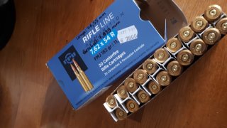 Hülsen 7,62 x 54 R russisch Mosin von PPU Messing
