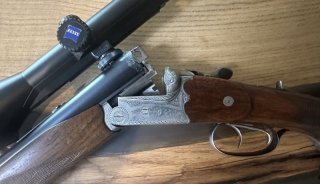 Franz Sodia Drilling 8,5x63R / 20/76 Zeiss