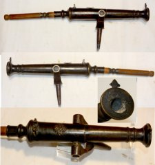 indonesische Lantaka Schiffskanone