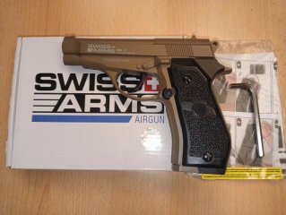 SWISS ARMS P 84 Cheetah CO2, tan TOP