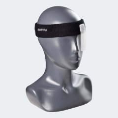 Stirnband mit Blende in Schwarz
