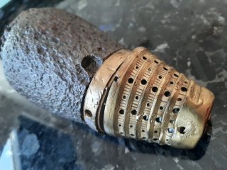 Mörsergranate, Frakment