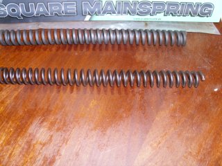 Exportfeder 4 Kant 30 Joule +,,,+eine 7,5 Joule Feder
