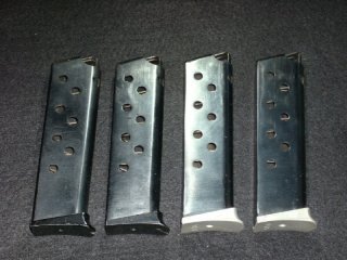 4 Magazine und 3 Griffschalen mit Schrauben für Hege 66 AP - 7,65