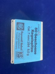 42 Geschosse RWS KS Kegelspitz 7mm/.284 8g