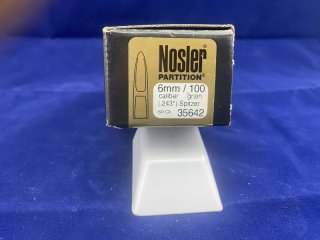 50 Geschosse Nosler Partition 6mm/.243 100 gr