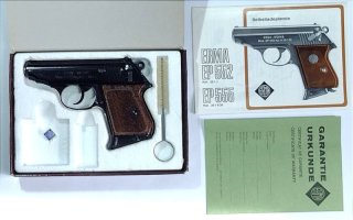 Erma 552 S Pistole, .22lr, im Originalkarton, Top-Zustand, Sammler und Fallenjagd !