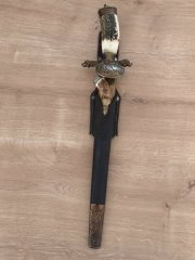 Hirschfänger mit Beimesser