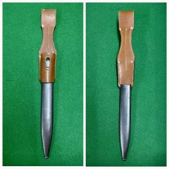 BAJONETTSCHEIDE mit Gürtelbefestigung KARABINER MAUSER K98k