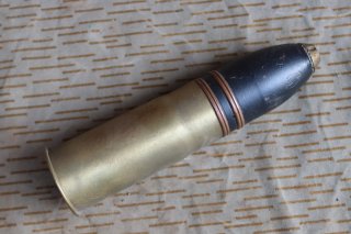 37mm Deko Patrone Frankreich 1.Weltkrieg 1917