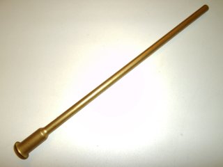 Überbleibsel von Sammlung: Pulvertrichter oder Pulverrohr, Gesamtlänge 25 cm