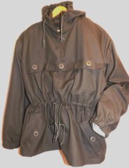 NEU Schlupfjacke / Smock /Anorak Steingrau Oliv