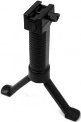 Haltegriff mit integriertem Zweibein für Weaverschiene *NEU* Bipod