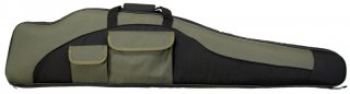 Gewehrtasche Oliv / Schwarz mit 2 Taschen *NEU* wieder lieferbar