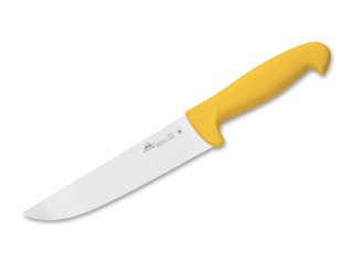 1x Kochmesser Fleischermesser Metzgermesser 410 18 GELB DUE CIGNI 18cm Klinge NITRO-B Chirurgenstahl