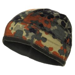 BW Winter Mütze Fleece, Gr. 54-58 - BW Flecktarn