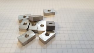 E5, 0018, ANSCHÜTZ, Klemmstück für Sammler und Bastler Maße: 10 mm x 17 mm x 5 NEU 2. Wahl