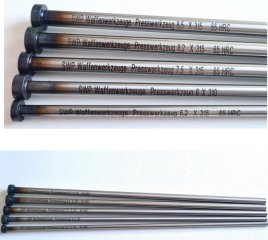Presswerkzeug für Rifling Button 5,20mm X 500mm