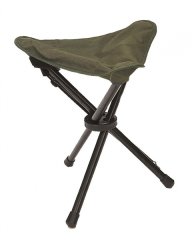 Dreibein / Klapphocker / Faltsitz - Oliv -35 x 35 x 44 cm - belastbar bis 100kg