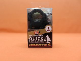 UTG QD Montageringe 1" Low (RQ2W1104) Law Enforcement Quick Detach/Lock f.Picatinnyprofil BH=10mm