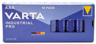 10x VARTA Industrial AAA Mignon Alkali-Mangan 1,5V #4003 Batterie > Taschenlampe,Foto,Kamera,WildUhr
