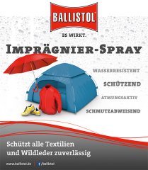 Ballistol Pluvonin Imprägnierspray 200ml Spray #25000 | wasser- und schmutzabweisende, Leder, Naturf
