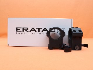 Era-Tac QD Montageringe 30mm (T4003-0020) mit Hebel, Alu schwarz, BH=20mm für Picatinnyprofil