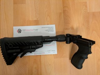 NEUWERTIGE FAB SCHULTERSTÜTZE/HINTERSCHAFT FÜR TIGR (evtl SVD DRAGUNOV)