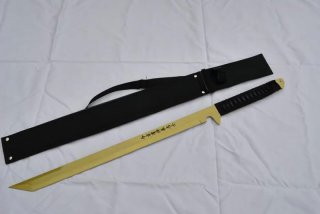 Ninja Schwert Technicolor Gold Scharf
