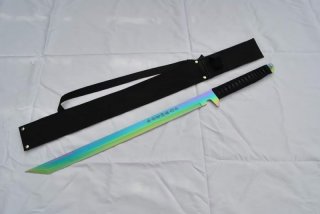 Ninja Schwert Technicolor Bunt Scharf