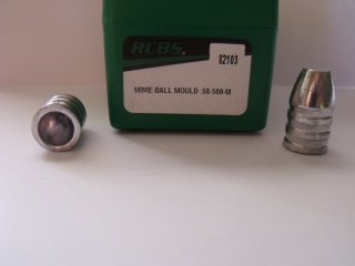 .58 Minie Geschosse mit tiefem Hohlboden